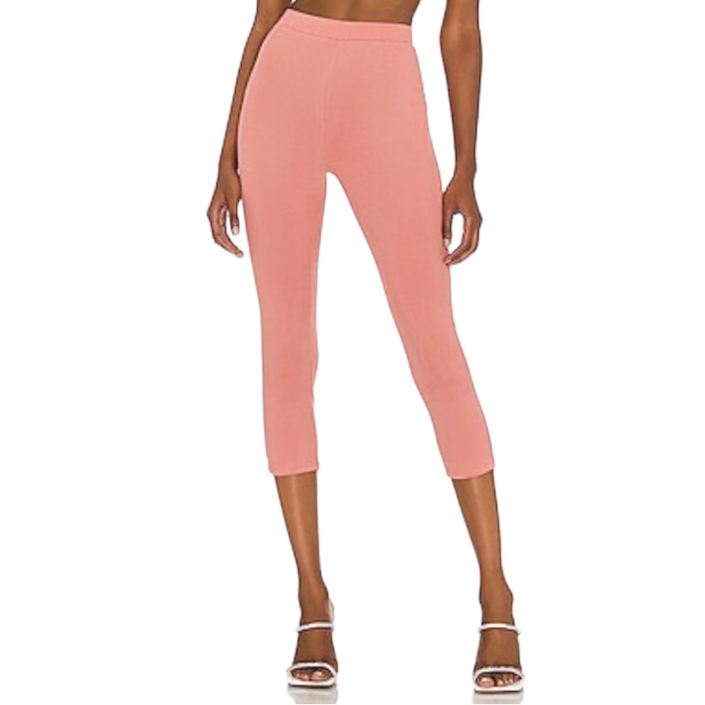 Michael Costello x Revolve Brook Capri Ribbed Knit Leggings - Women’s Large